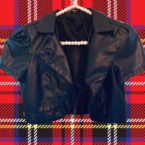 Leather Shoulder Jacket